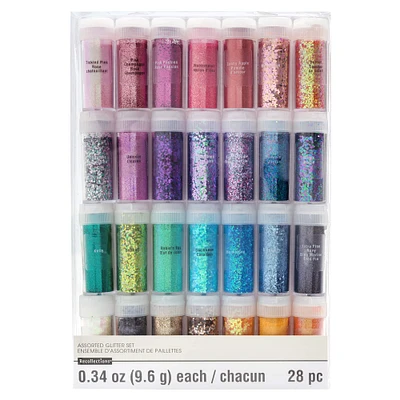 6 Packs: 28 ct. (168 total) Mixed Glitter Set by Recollections™