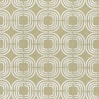 PKL Studio Chain Reaction Embroidered Celery Home Décor Fabric