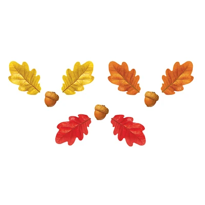 Trend Enterprises® Fall Oak Leaves & Acorns Classic Accents® Variety Pack, 6 Pack