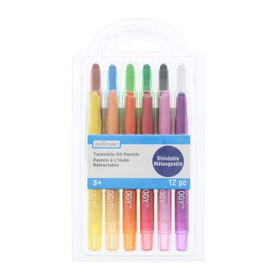 12 Packs: 12 ct. (144 total) Twistable Oil Pastels By Creatology™