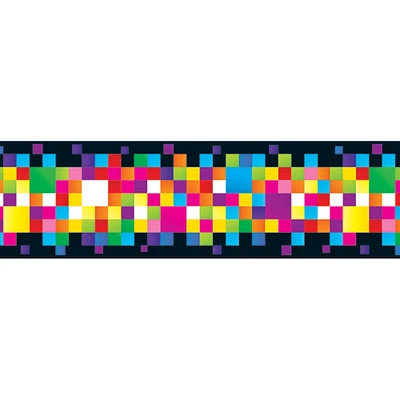 Bolder Borders® Pixel Border Trims, 214.5ft.