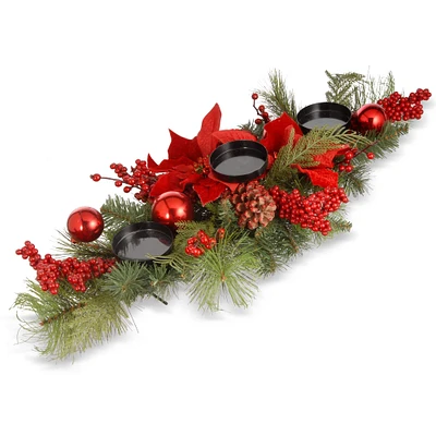 Christmas Candleholder Centerpiece