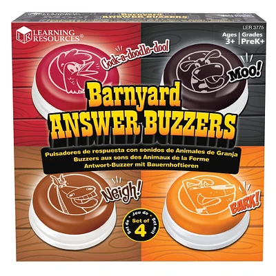 Learning Resources® Barnyard Answer Buzzers Set