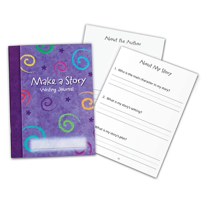 Learning Resources® Make a Story Writing Journal, Set Of 10