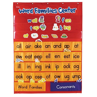 Learning Resources® Word Families & Rhyming Center Pocket Chart