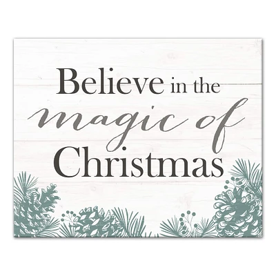 Believe in the Magic of Christmas Canvas Wall Art