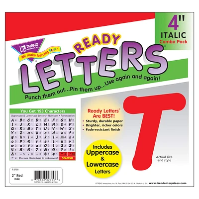 Italic Combo Ready Letters®