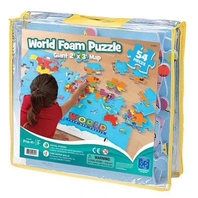 Educational Insights® World Foam Map Puzzle
