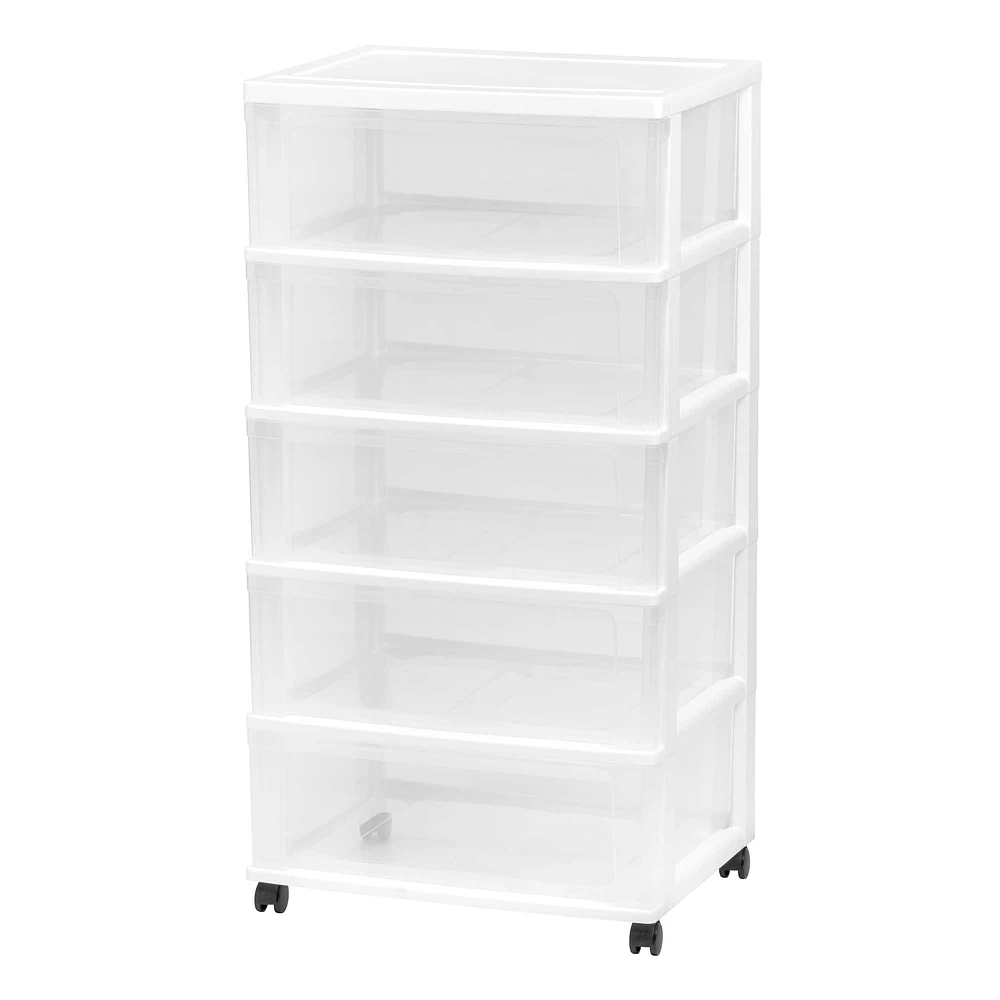 Iris® 5 Drawer Rolling Storage Cart