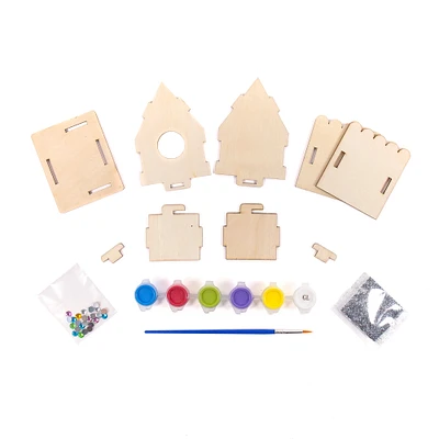 12 Pack: Color Zone® Paint Your Own Birdhouse