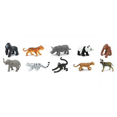 12 Pack: Safari Ltd® Toob® Endangered Animals Land Species Set