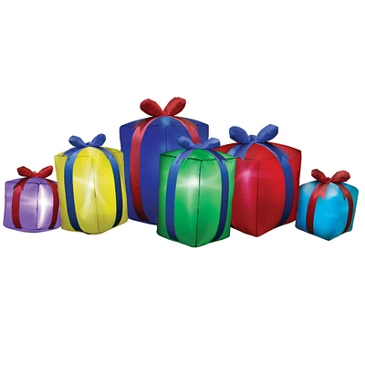 8ft. Airblown® Inflatable Christmas Row of Presents