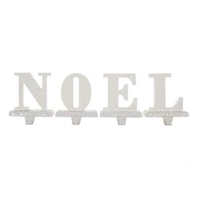 Glitzhome® Christmas Noel Stocking Holder Set