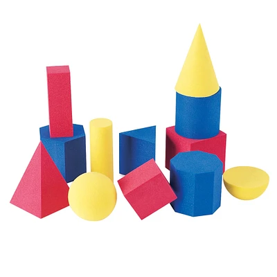 Hands-On Soft™ Geometric Solids, Set Of 12