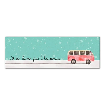 I'll Be Home for Christmas Canvas Wall Art