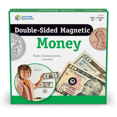 Learning Resources® Double-Sided Magnetic Money Set