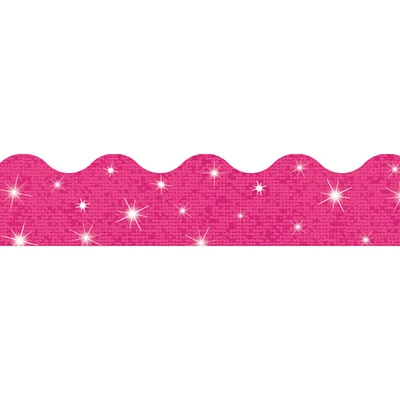 Terrific Trimmers® Hot Pink Sparkle Borders, 195ft.