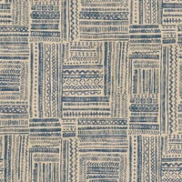 ED Ellen DeGeneres Avron Indigo Cotton Fabric