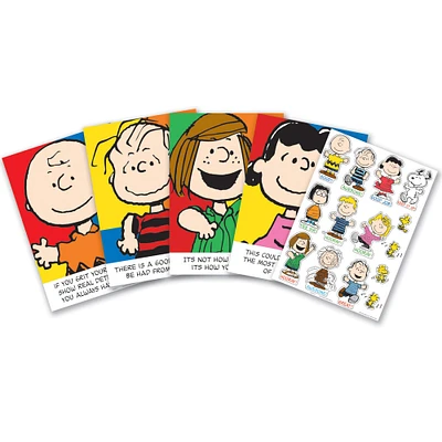 Peanuts® Characters & Motivational Phrases Bulletin Board Set