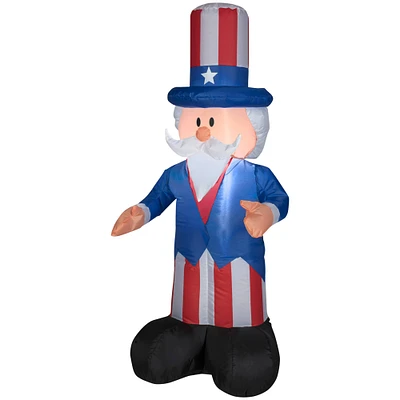 4ft. Airblown® Inflatable Outdoor Fourth of July Uncle Sam