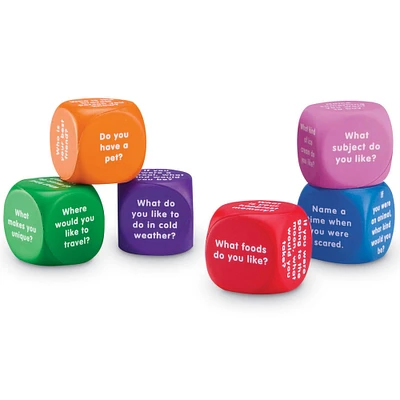 Learning Resources® Conversation Cubes Set