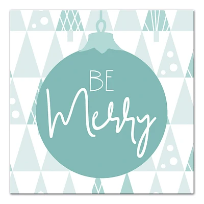 Be Merry Canvas Wall Art