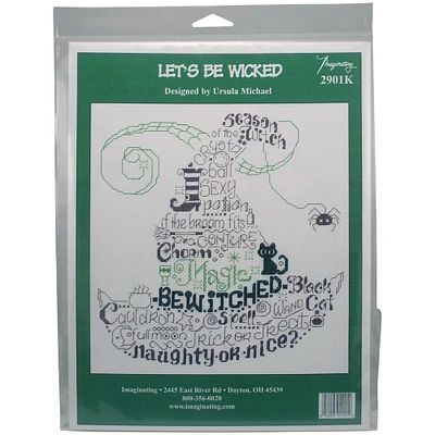 Imaginating Let's be Wicked Counted Cross Stitch Kit