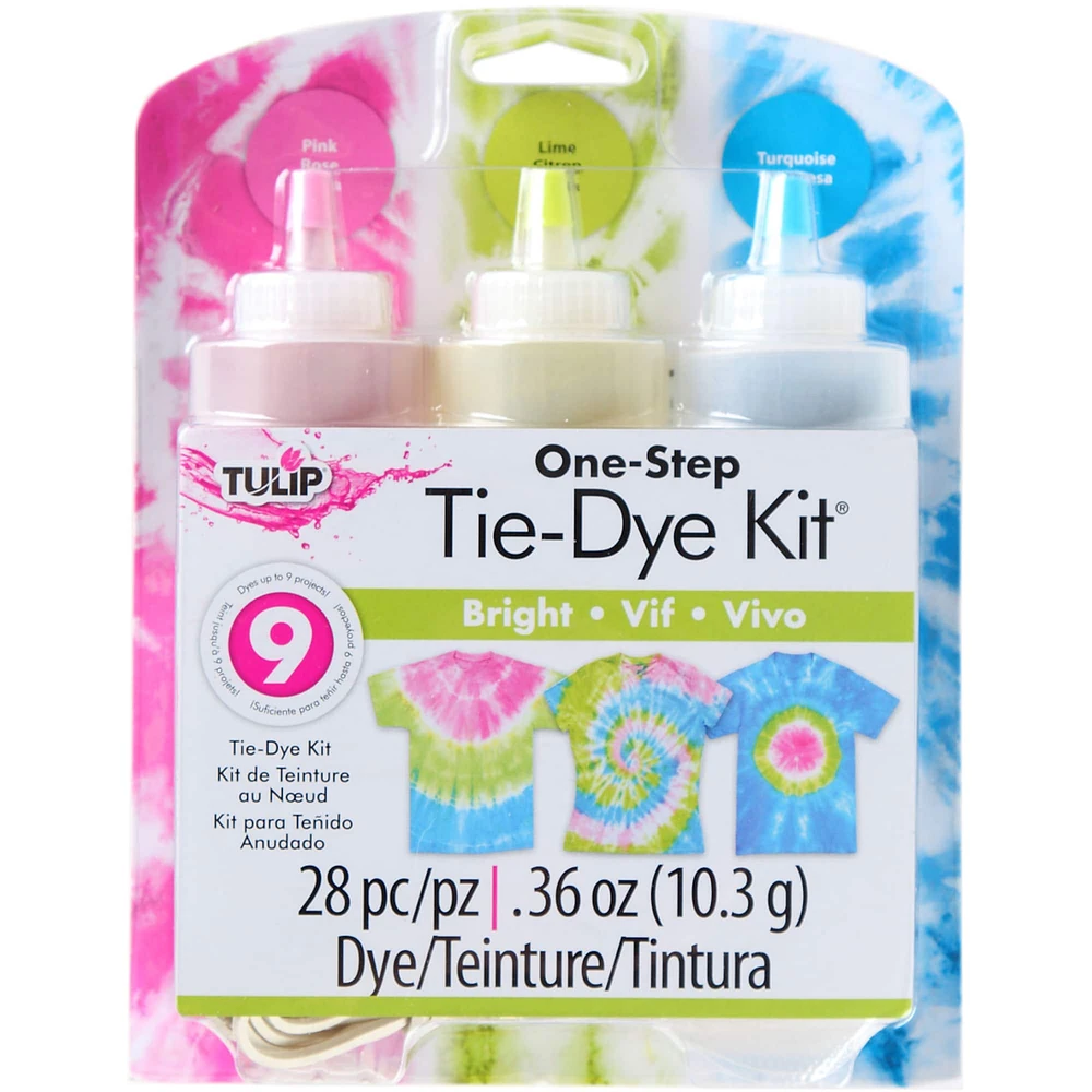 Tulip® Bright One-Step Tie-Dye Kit