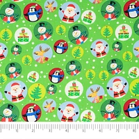 SINGER Christmas Snowglobe Cotton Fabric Fat Quarter Bundle