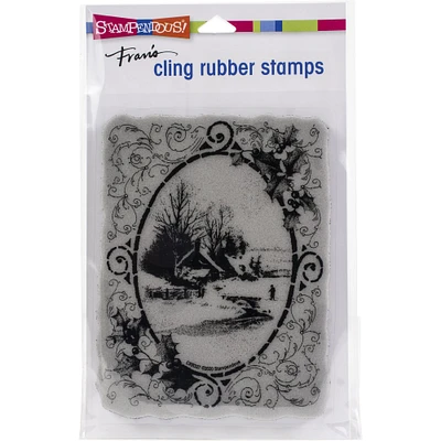 Stampendous® Vintage Vignette Cling Stamp