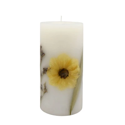 3" x 6" Lemon Meringue Scented Botanical Pillar Candle by Ashland®