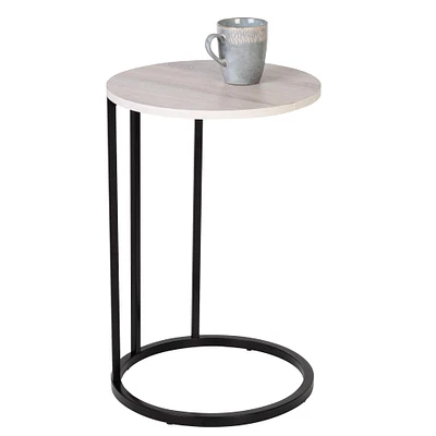 6 Pack: Honey Can Do 16" Natural Round C End Table