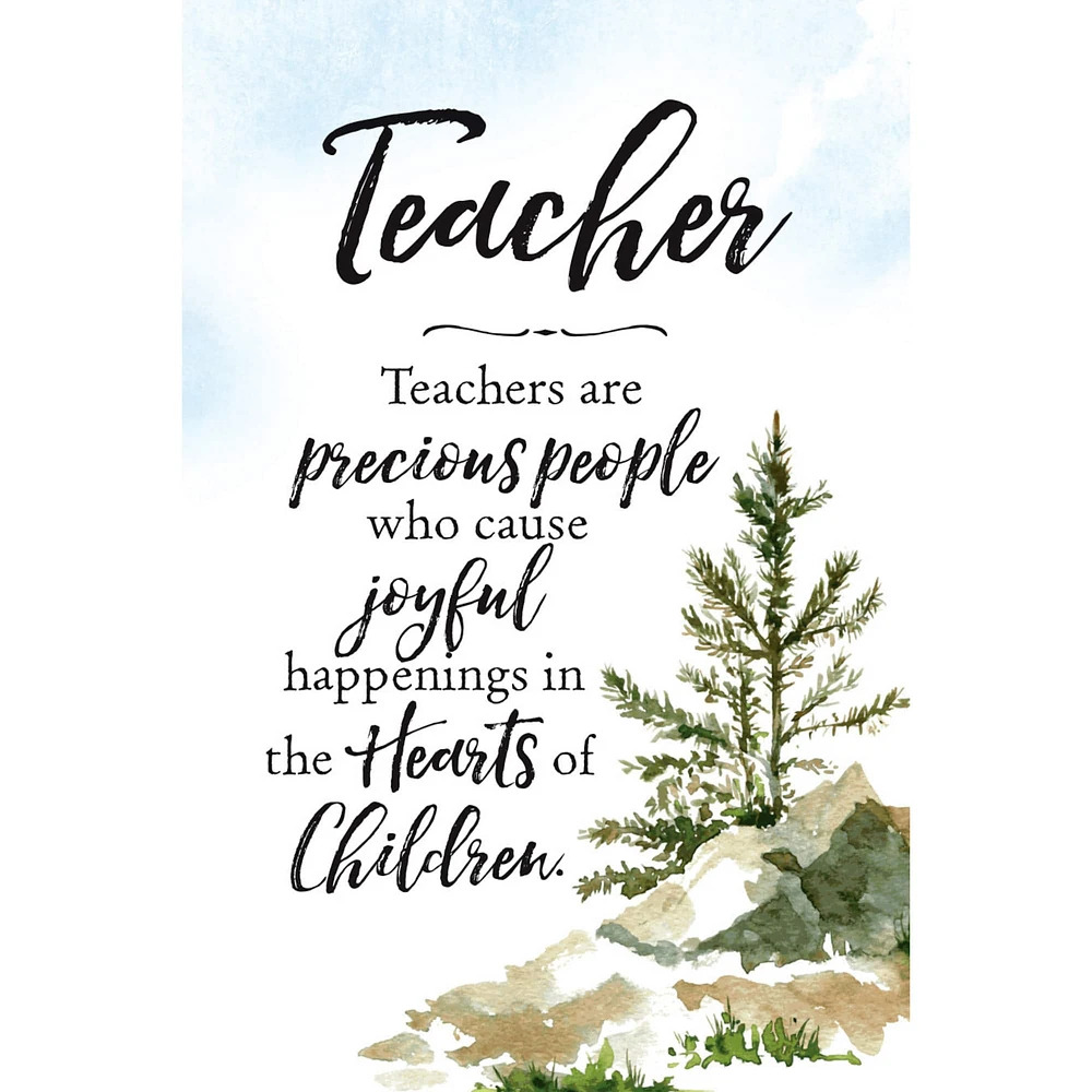 Teachers Are... Woodland Grace Series Plaque with Easel