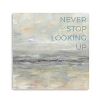 Never Stop Looking Up Canvas Giclee