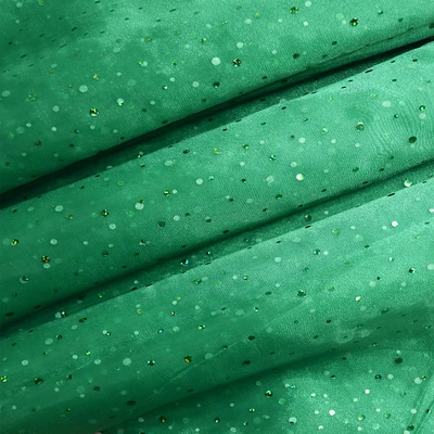 Feldman Green Dots Organza