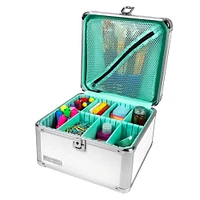 Vaultz White Square Divided Storage Box