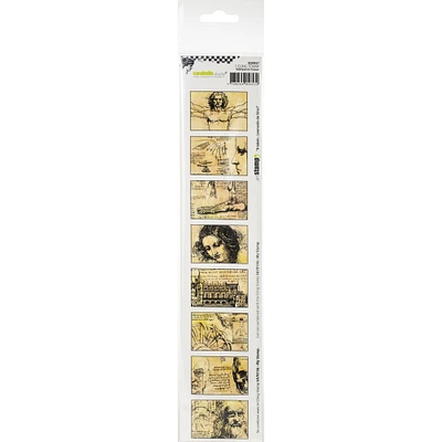 Carabelle Studio® Leonardo da Vinci Cling Stamp Edge