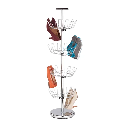 Honey Can Do 4-Tier Chrome Shoe Tree