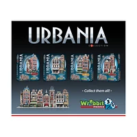 Urbania Collection - 4 3D Puzzles: Hotel, Cinema, Cafe, and Fire Station: 1165 Pcs