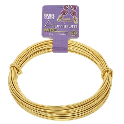 The Beadsmith® 12 Gauge Colored Aluminum Wire