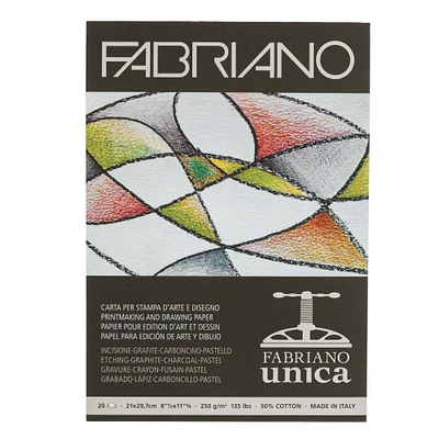 Fabriano® Unica Paper Pad, 8.25'' x 11.75''