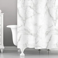 Bath Bliss Marble Design Shower Curtain