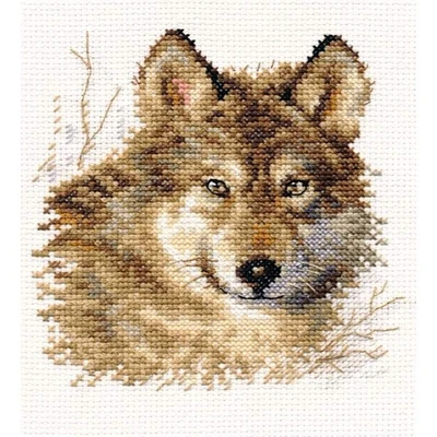 Alisa Wolf Cross Stitch Kit