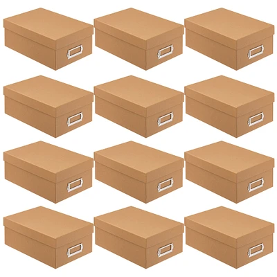 12 Pack: Kraft Memory Box by Simply Tidy™