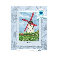 RTO Wind Mill in Field Counted Cross Stitch Kit