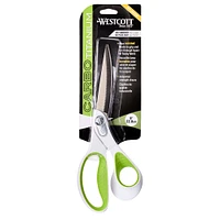 Westcott® Carbo Titanium 9" Bent Scissors with Serrated Blade