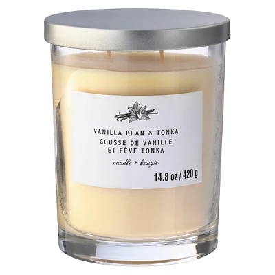 Vanilla Bean & Tonka 2-Wick Jar Candle by Ashland®