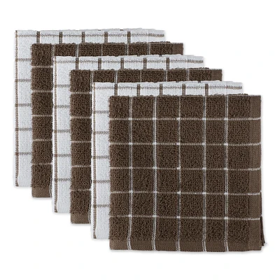 DII® Combo Windowpane Dishcloth Set