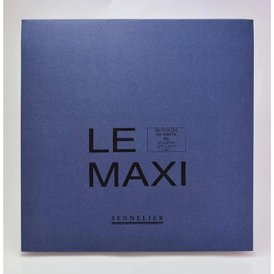 6 Pack: Sennelier Le Maxi Block Drawing Pad, 12.5" x 12.5"