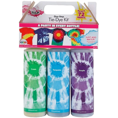 Tulip® Rainbow One-Step Tie-Dye Block Party Kit